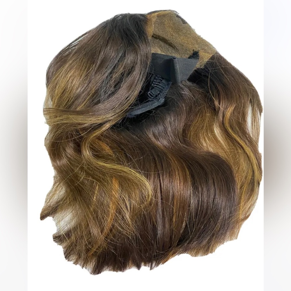 Christopher Kyle IG STYLIST HD Lace Front Wig 100% Human Hair Brown 14" Custom - Picture 4 of 4